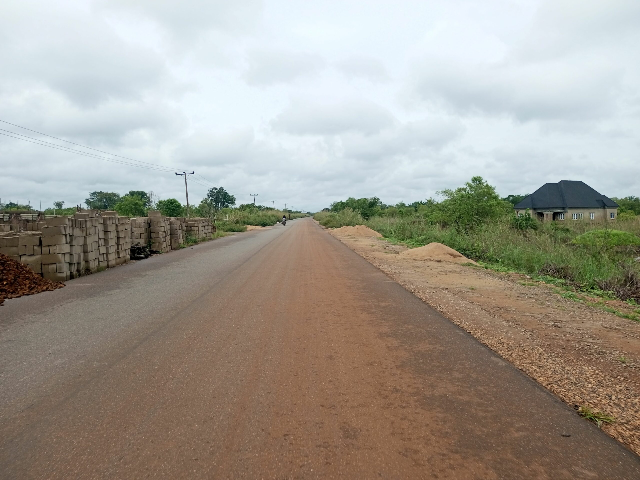 Good part of the asphalted portion of the road Credit Alfred Ajayi