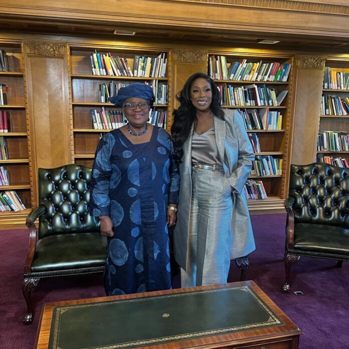 Ngozi Okonjo-Iweala and Mo Abudu (credit X NO Iweala)