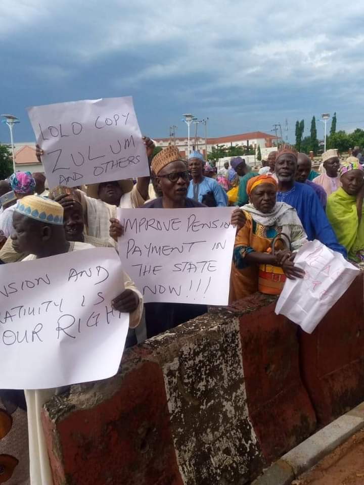 Pensioners in Niger state protest non-payment of benefits in 2023