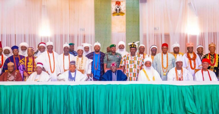 Planned protest: Tinubu meets traditional leaders, after meeting with governors
