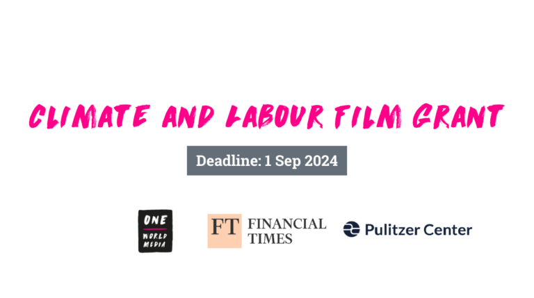 Film grant available for climate, labour stories