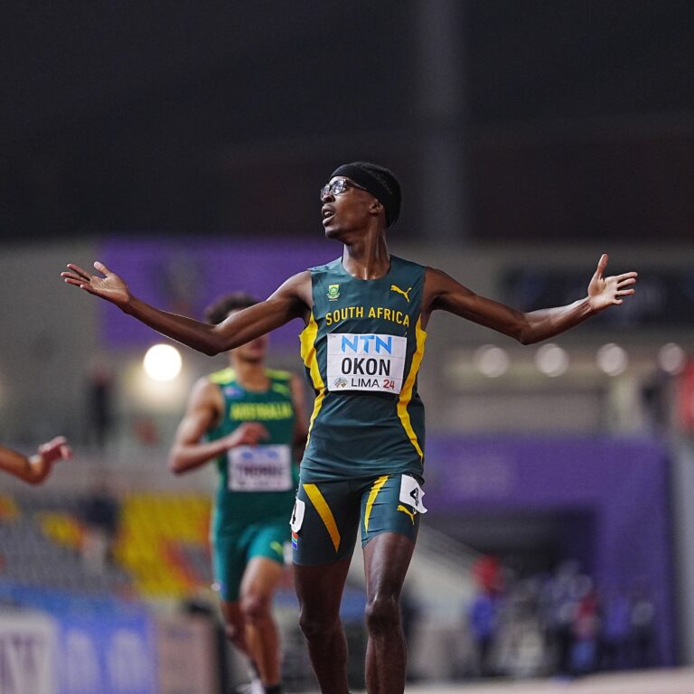 Okon’s 400m gold for South Africa sparks reactions on social media