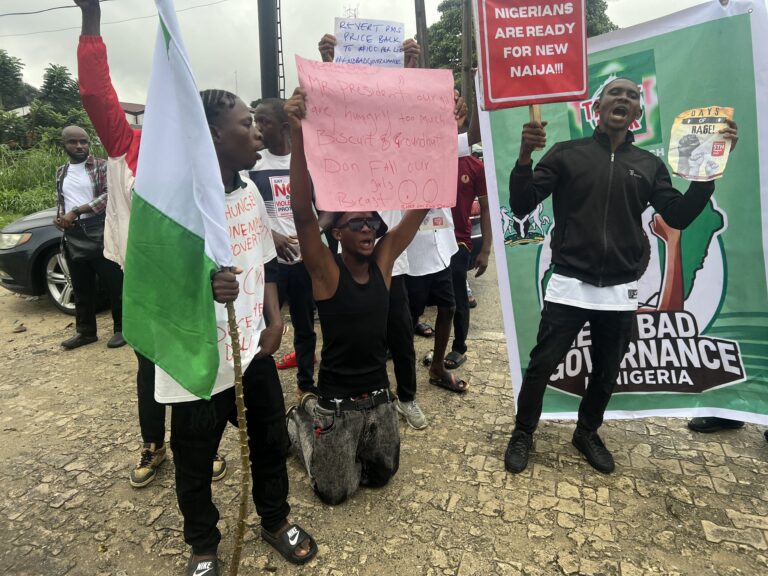 Protest: Nigerians experience network glitches, protest begin in 8 states, FCT