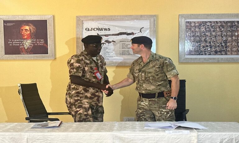UK donates military equipment worth nearly N1bn to Nigeria