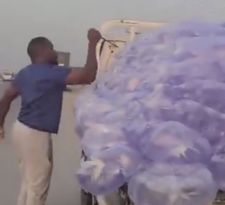 NAFDAC condemns destruction of sachet water in viral video