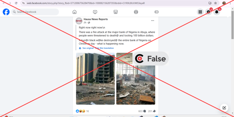 AI-generated images of ‘damaged’ Nigeria’s central bank building circulate online