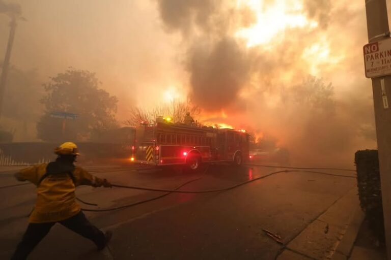 Los Angeles faces more wildfire threats after dozens reportedly killed