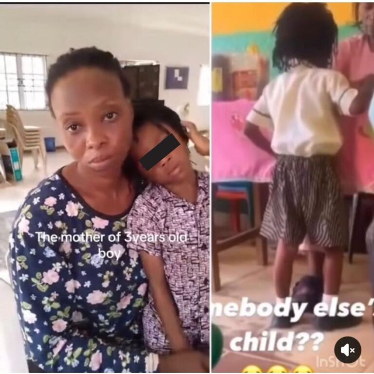 Boy assaulted by Lagos teacher is fatherless, mother says in trending video