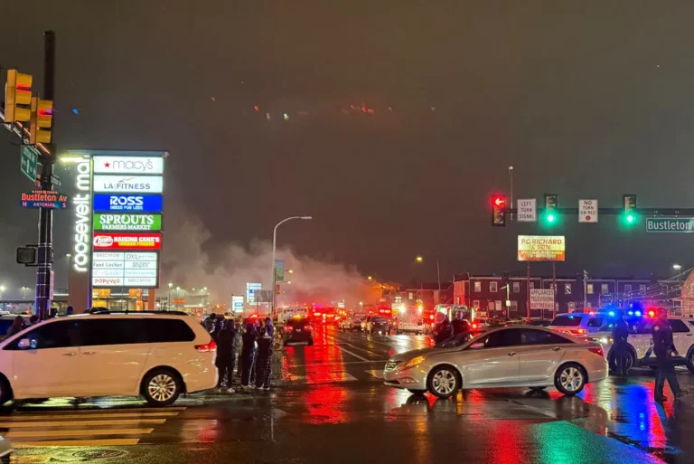 Medical jet with six onboard crashes in Philadelphia