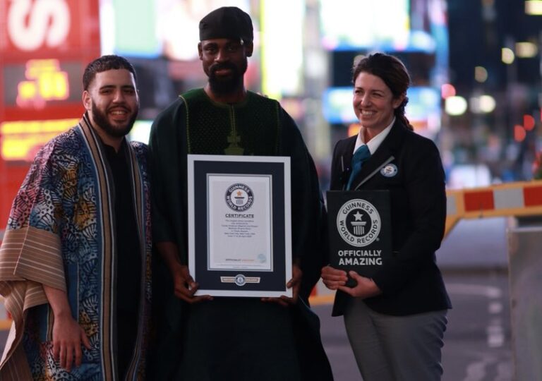 Tunde Onakoya sets new GWR with 64-hour chess marathon in New York