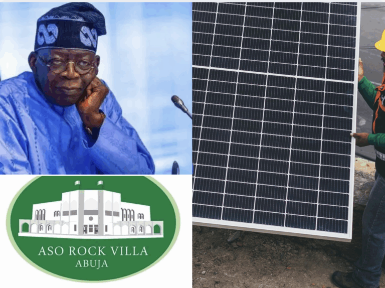 Aso Rock opting for N10bn solar questions presidency belief in national grid