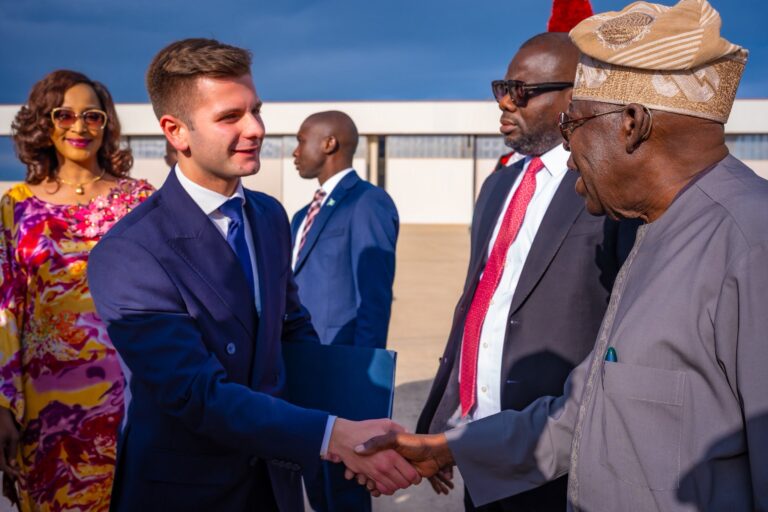 Tinubu arrives Rome for Pope Leo XIV’s inauguration