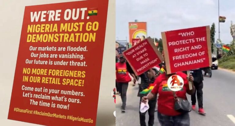 Ghanaians renew ‘Nigerians must go’ protests