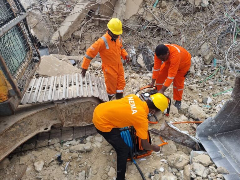 NEMA confirms one dead in Lagos building collapse