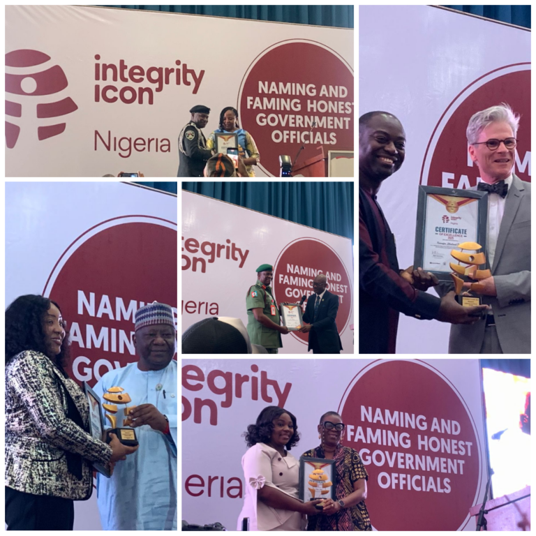 Five Nigerian government workers feted for honesty, integrity