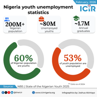 Data on Nigeria Youth employment for 2025. PC: Joshua Akintayo/ICIR
