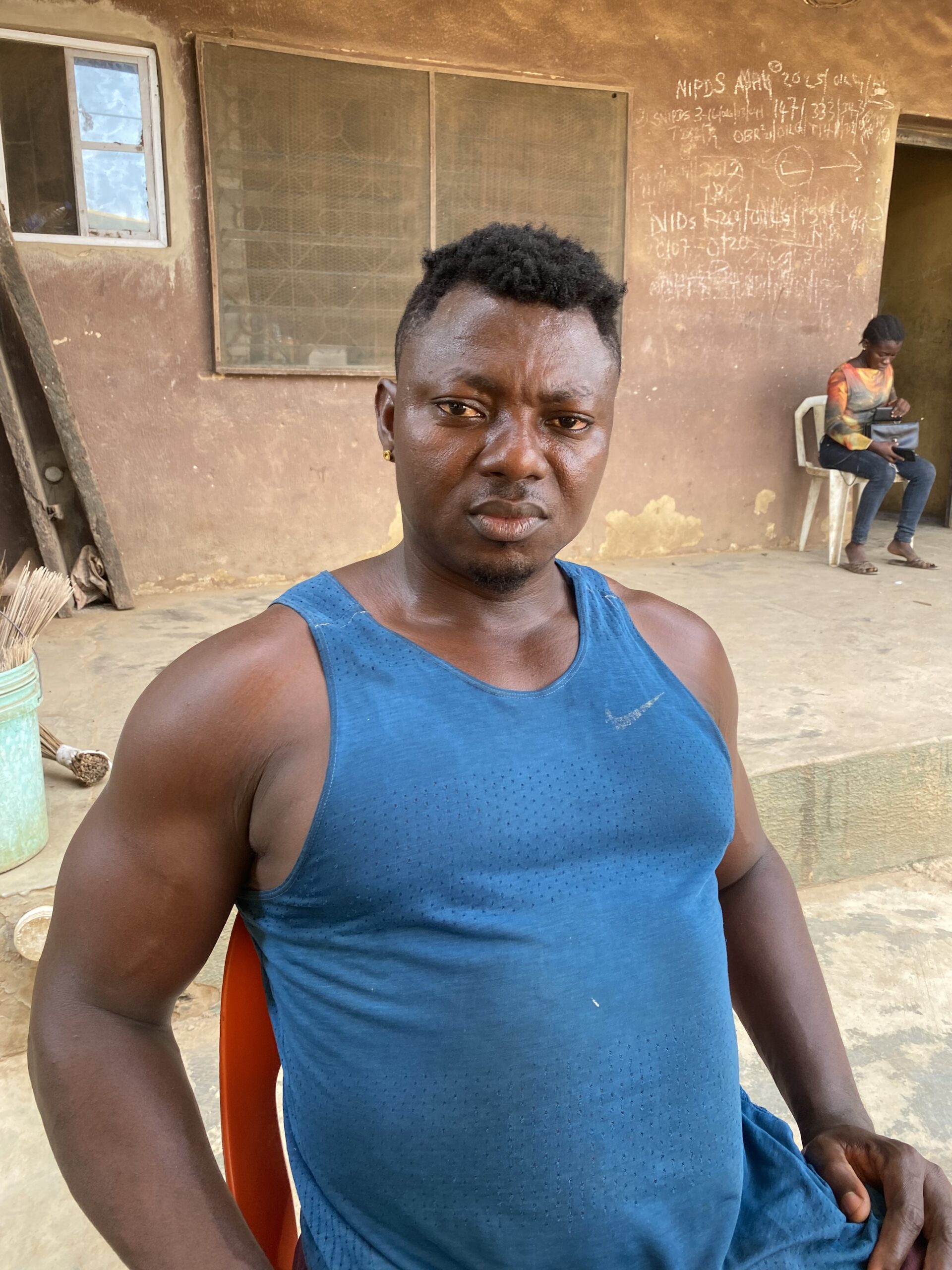 Quadri Lateef, one of the residents at Falana street