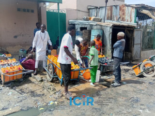 One of the public boreholes Buba and other residents drink from. PC: Nanji Nandang/ICIR