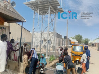 One of the government water boreholes this reporter collected sample from. PC: Nanji Nandang/ICIR