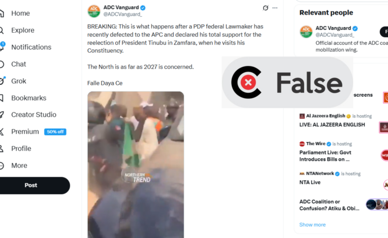 Video does NOT show federal lawmaker assaulted over defection in Zamfara