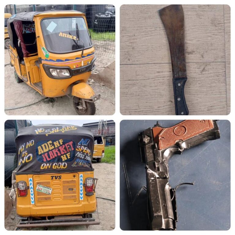 Police arrest six suspected ‘one-chance’ robbers, recover weapons in Lagos