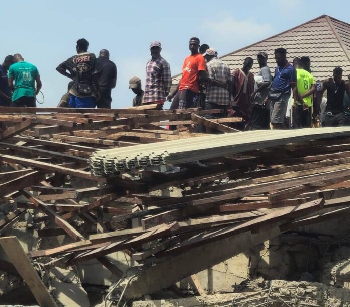 Five dead as three-storey building collapses in Abuja