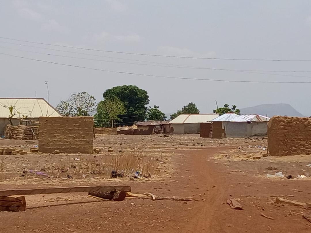 One of the affected villages in Erena already deserted 