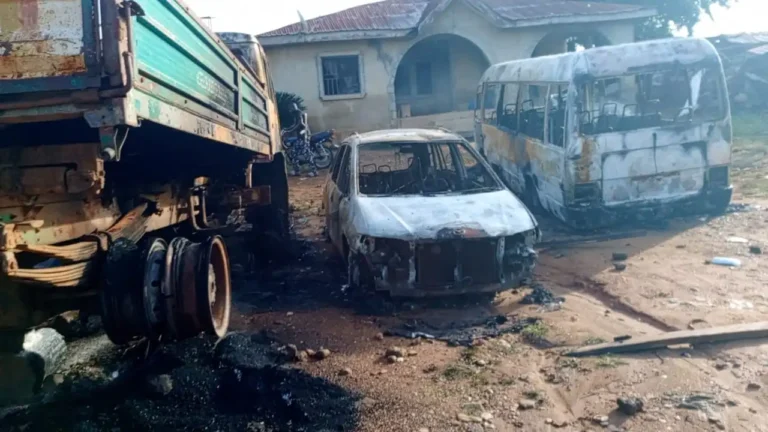 Two police officers injured as assailants set Ekiti police station ablaze