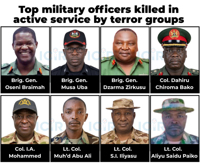 Nigeria’s counter-insurgency: Senior officers who died in action