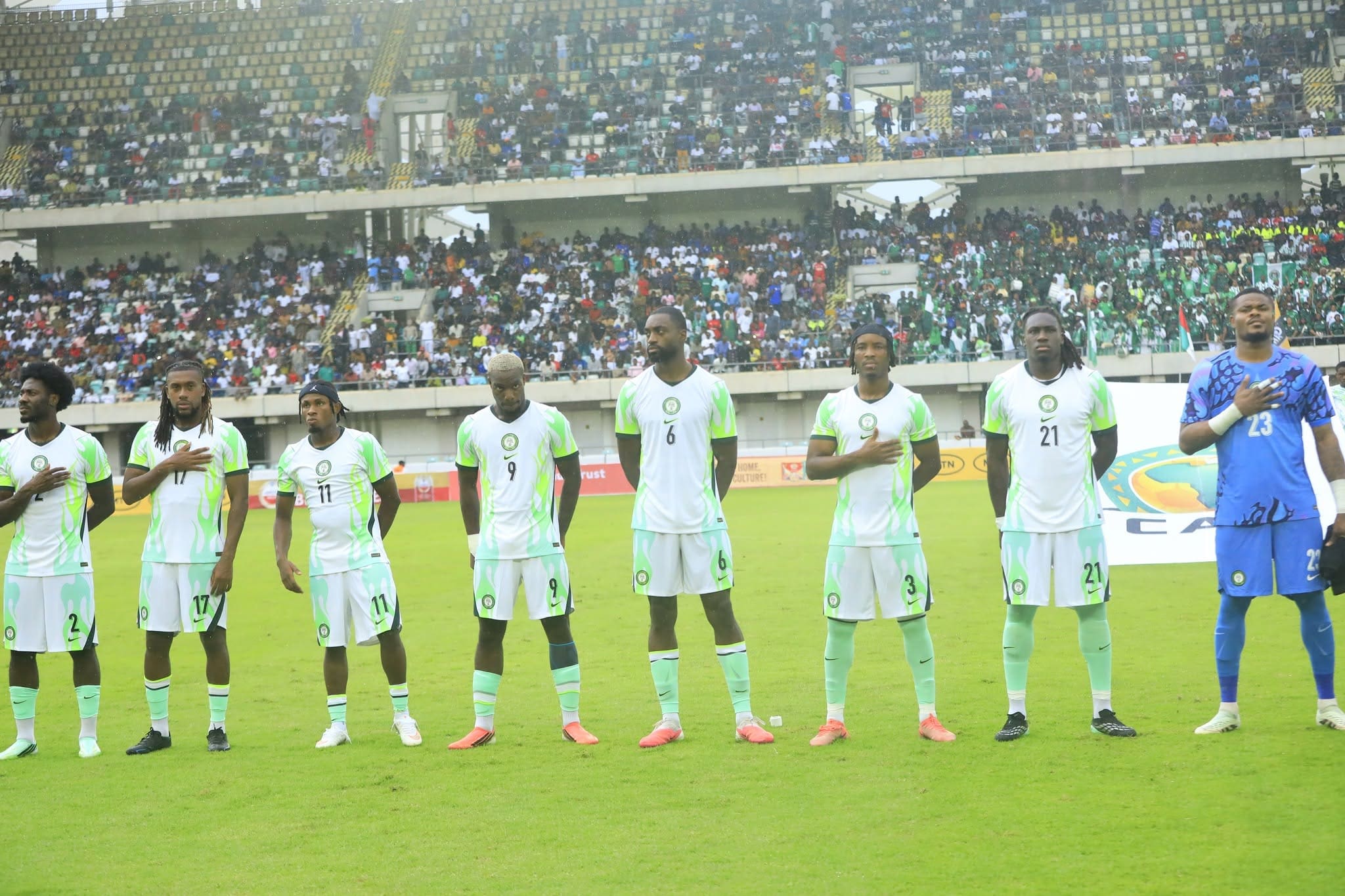 Super Eagles arrive Bissau ahead of AFCON 2027 qualifier