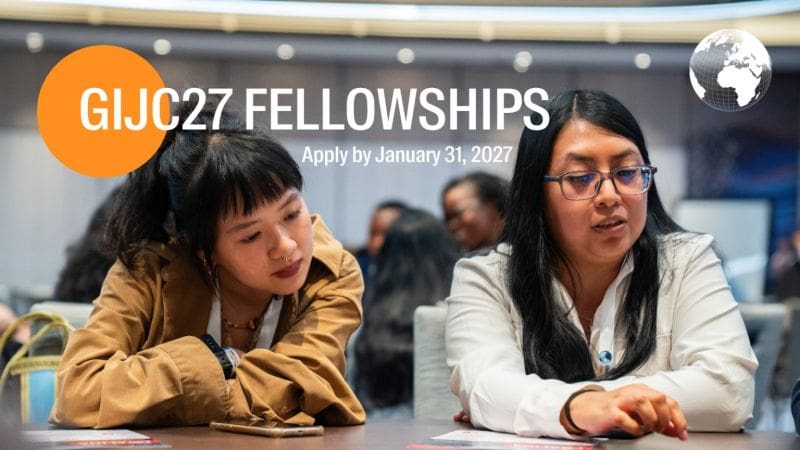2027 Global Investigative Journalism Conference seeks entries