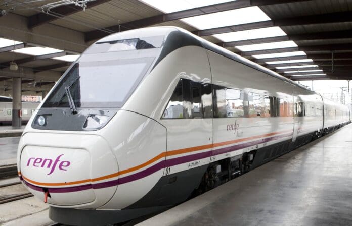 File photo of Renfe train. Photo; Renfe train/X